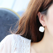 简约方形个性大方几何耳环女韩国百搭气质时尚菱形正方形短款耳饰