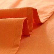 全棉四季款简约素色橙色单品床单纯棉斜纹活性印染纯色单色被单单