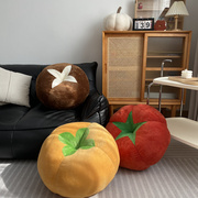 蔬菜坐垫椅子垫屁垫餐椅座垫，办公室久坐凳子，沙发屁股垫香菇柿子