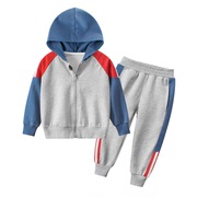 男童运动休闲套装 2020新秋款儿童套装 宝宝纯棉卫衣运动裤两件套