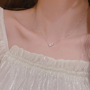 925纯银星星项链女款轻奢小众设计高级时尚简约2023年锁骨链