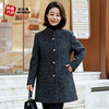 韩国2021年冬季中老年女装毛呢外套，立领妈妈装保暖上衣厚oua6046