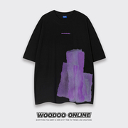 冰山一角 WOODOO 设计师品牌 复古高街小众设计ins 男女T恤