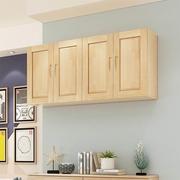 厨实木房吊柜衣柜顶柜松木墙，壁柜储物柜实木，简易小柜子简约挂柜