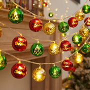 圣诞树装饰彩灯球闪灯串灯圣诞节装扮店铺橱窗挂饰，创意挂件小饰品