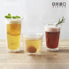 日本进口kinto耐高温隔热玻璃杯