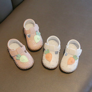 女宝宝鞋子0一1-2岁软底，皮鞋婴幼儿单鞋，女童小公主春秋季学步鞋