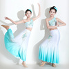 2024傣族舞演出服孔雀舞，女童少儿表演西双版纳斗笠民族演出服