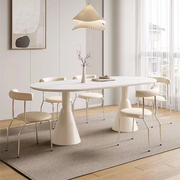 北欧硅胶布餐椅轻奢餐厅，家用现代简约白色，凳子化妆梳妆靠背椅子