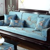 新中式红木沙发坐垫，实木家具古典罗汉床垫子，套罩加厚海绵防滑