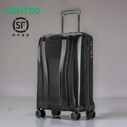 Light Go大容量行李箱女学生旅行箱男拉杆箱纯PC密码箱20寸登机箱