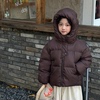 韩国童装儿童羽绒服加厚白鸭绒(白鸭绒，)男童女童宝宝中大童加厚面包服外套