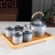 怀旧复古茶具仿古花茶具，套装日式陶瓷泡，茶壶花草凉水壶韩式茶杯子