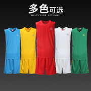 匹克篮球服套装男运动训练服球衣定制队服，背心上衣短袖可印号