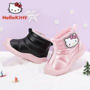 hellokitty童鞋女童雪地靴，加厚冬季儿童保暖防滑宝宝，大棉靴子