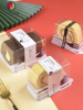 网红日式蛋糕卷包装盒梦龙瑞士虎皮卷女王透明小西点切块蛋糕盒子