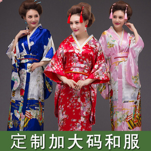 古装日本和服仕女式民族服装舞台，演出服日式料理，服剧本杀大码和服