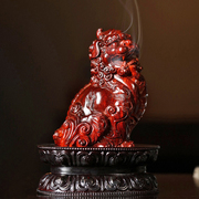 印度小叶紫檀手工清雕刻红木貔貅沉香炉大号高档香薰香炉工艺品
