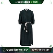 美国直邮SESSUN 女士长袖连衣裙长裙荷叶边衣服