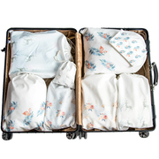 分装束口布艺整理收纳旅行收纳袋布袋套装衣物抽绳旅游行李箱便携