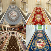 欧美式简约酒店玄关走廊地毯客厅长条可裁剪满铺免洗地垫