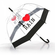 自动透明伞拍照伞摄影直杆长柄阿波罗伞蘑菇公主伞广告伞雨伞
