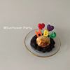 韩国ins彩色字母生日蜡烛糖果色卡通可爱蛋糕装饰甜品台布置派对