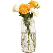 花时间《树下》北欧敞口客厅大号摆件，水培玻璃花瓶百合水养玫瑰瓶