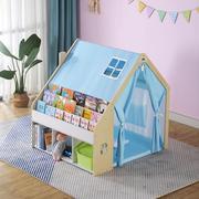 宝宝玩具屋收纳小房子男孩女孩书架游戏木屋读书角儿童室内帐篷