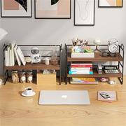 阅千旬家用简易桌上多层铁艺，小书架置物架办公室桌面整理架书桌收