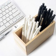 日本muji无印良品文具笔黑白笔杆，套装凝胶墨中性笔0.50.38mm