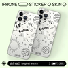 SkinAT适用于苹果iPhone15/14 Pro Max背部膜手机保护贴彩膜苹果手机贴纸外壳保护膜3M透明材料配件