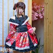 日本女士传统和服正装cosplay摄影动漫表演舞台演出服净土舞