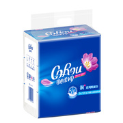 可心柔v9润+保湿纸巾，抽纸3层120抽3包装面巾纸巾整箱适用鼻敏感人