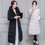 冬季女装棉衣棉服女冬装外套韩版中长款过膝羽绒反季棉袄加厚