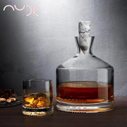 nude土耳其进口水晶玻璃威士忌酒杯洋酒瓶创意酒樽，套装家用洋酒杯