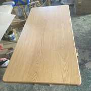 速发促衣柜实木板材木板踏原步白橡木红台面餐桌板视电定制桌面柜