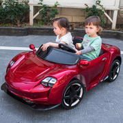 双人双座儿童电动车四轮汽车，遥控网红车玩具，车可坐人宝宝小孩超大