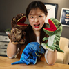 恐龙手偶玩具表演布偶手套毛绒动物娃娃嘴巴能动儿童腹语手指玩偶
