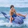 。宝宝游泳动物游泳圈水上充气坐骑浮排玩具成人儿童漂浮气垫浮床