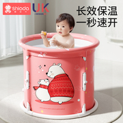 婴儿游泳桶家用大人洗澡盆，宝宝小孩沐浴泳池，可坐可折叠儿童泡澡桶