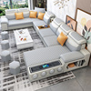 科技布客厅(布客厅)约布艺，沙发整装组合l型，大小户型多功能贵妃沙发