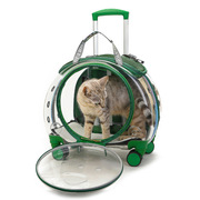 宠物猫咪外出拉杆箱狗狗便携航空箱全肩透明透气S双景泡包背泡箱