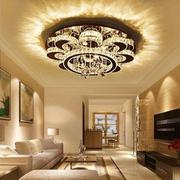 LED吸顶灯简约现代客厅水晶灯圆形家用大气创意卧室餐厅高档灯具