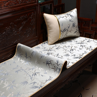新中式沙发巾靠背巾红木，高档罗汉床坐垫套罩实木，沙发垫全盖布定制