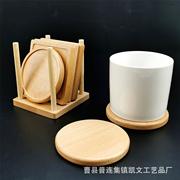 日式原木杯垫家用木质实木原木简约咖啡杯子防滑水杯隔热垫