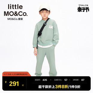 两件套 套装-little moco童装秋冬装儿童男女童纯棉卫衣裤子儿童