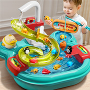 水上乐园玩具玩水神器宝宝洗澡儿童戏水桌婴儿水池室内网红男女孩