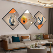 客厅装饰画现代简约大气餐厅三联画卧室画墙面，壁画沙发背景墙挂画