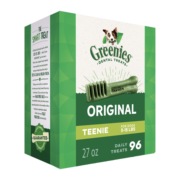  Greenies绿的绿地特小号迷你型犬用磨牙棒洁齿骨除口气96支